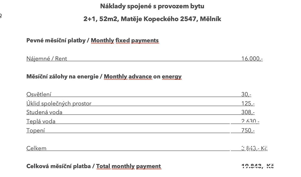 Pronájem bytu 2+1 52 m², Mělník – náhled fotky 5