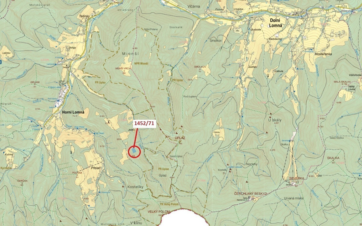 Dražba lesa 6 298 m²