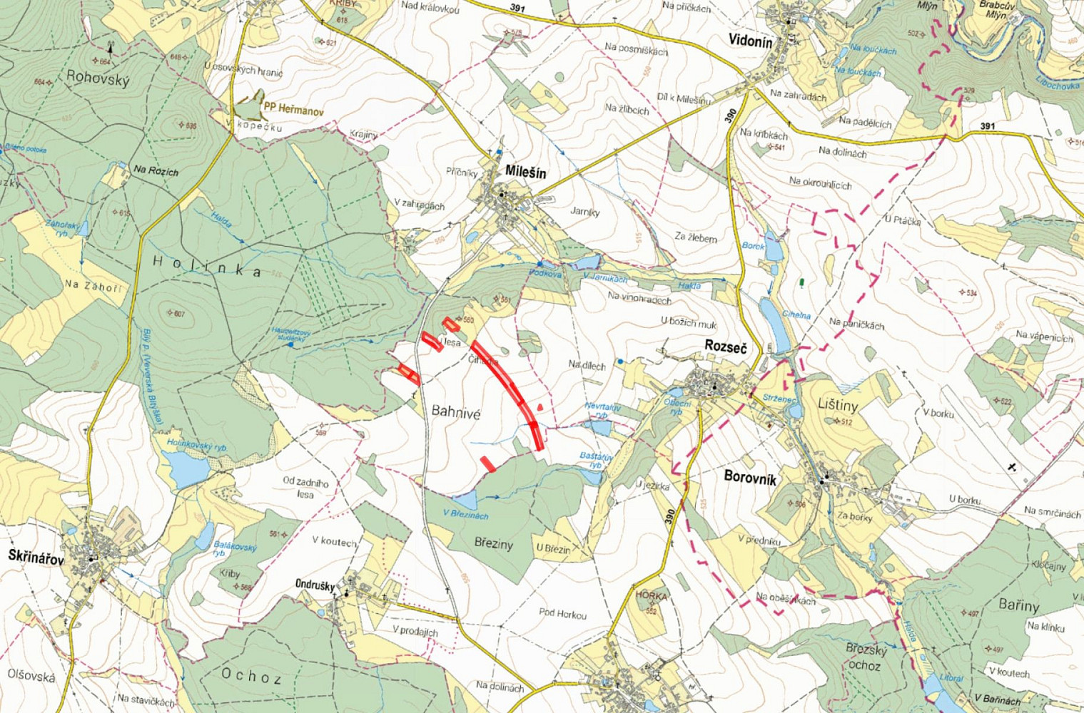 Prodej pole 19 885 m²
