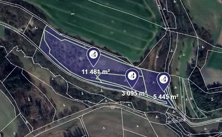 Prodej pozemku 20 021 m², Petrov, okres Blansko