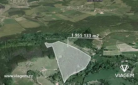 Prodej lesa 76 973 m², Bánov, okres Uherské Hradiště