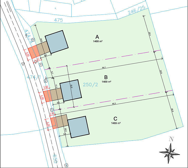 Prodej stavebního pozemku 1 468 m² — photo 2