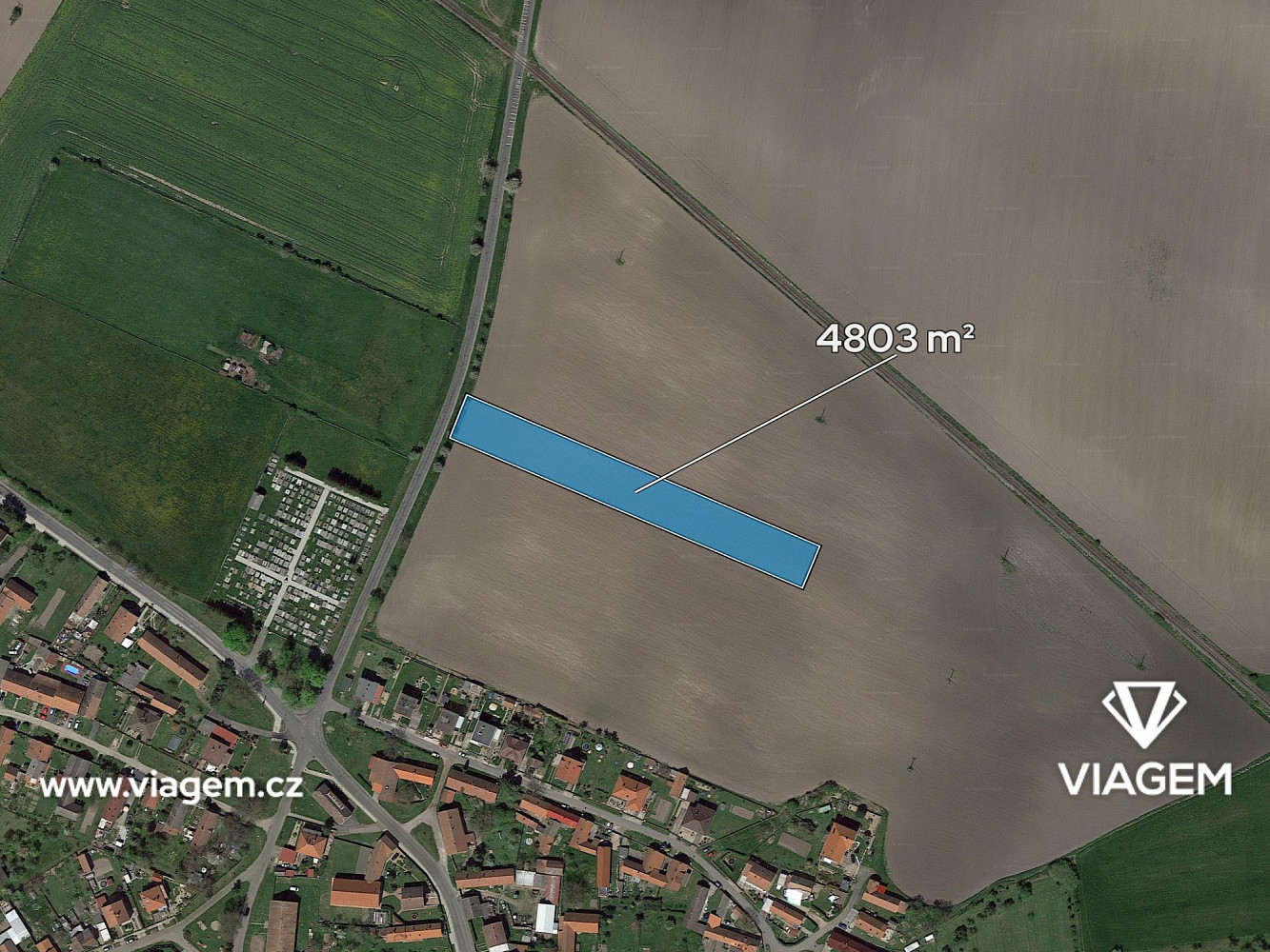 Pole 4 803 m², Podíl 33 % o výměře 1 601 m² – pohled 2