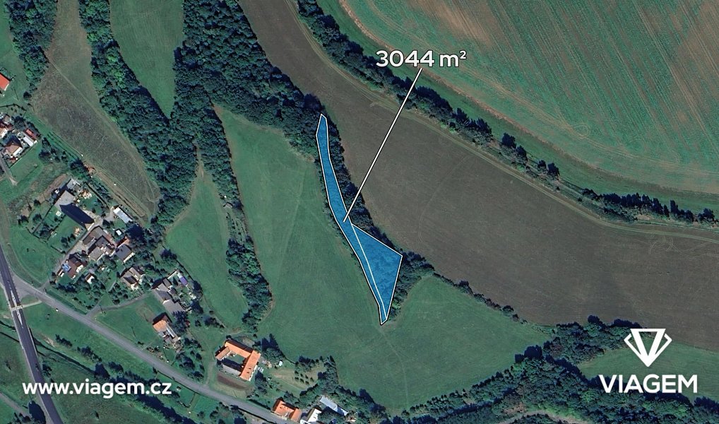 Prodej pole 3 044 m², Linhartice – náhled fotky 2