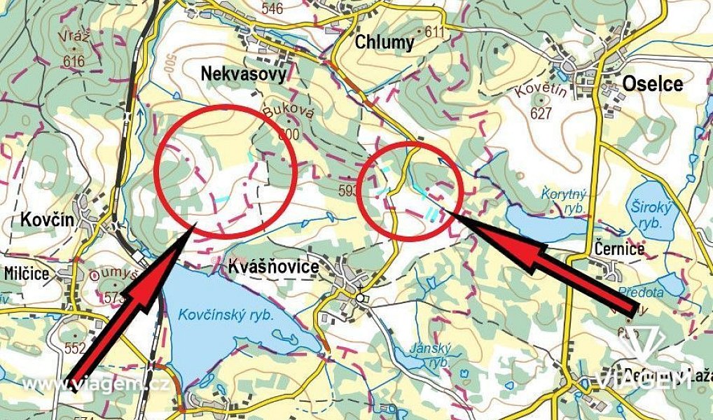 Prodej pole 4 247 m², Nekvasovy – náhled fotky 5