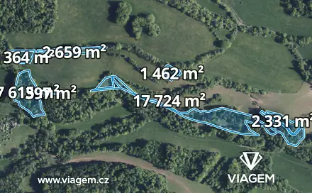 Prodej lesa 12 093 m², Heřmanov, okres Děčín