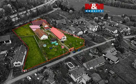 Prodej domu 158 m² s pozemkem 6 381 m², Soutice - Černýš, okres Benešov