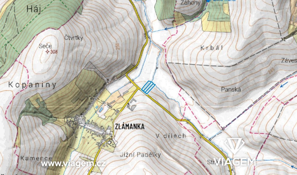 Prodej pole 1 328 m², Kroměříž – náhled fotky 3
