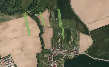 Prodej pole 7 122 m², Osíčko, okres Kroměříž