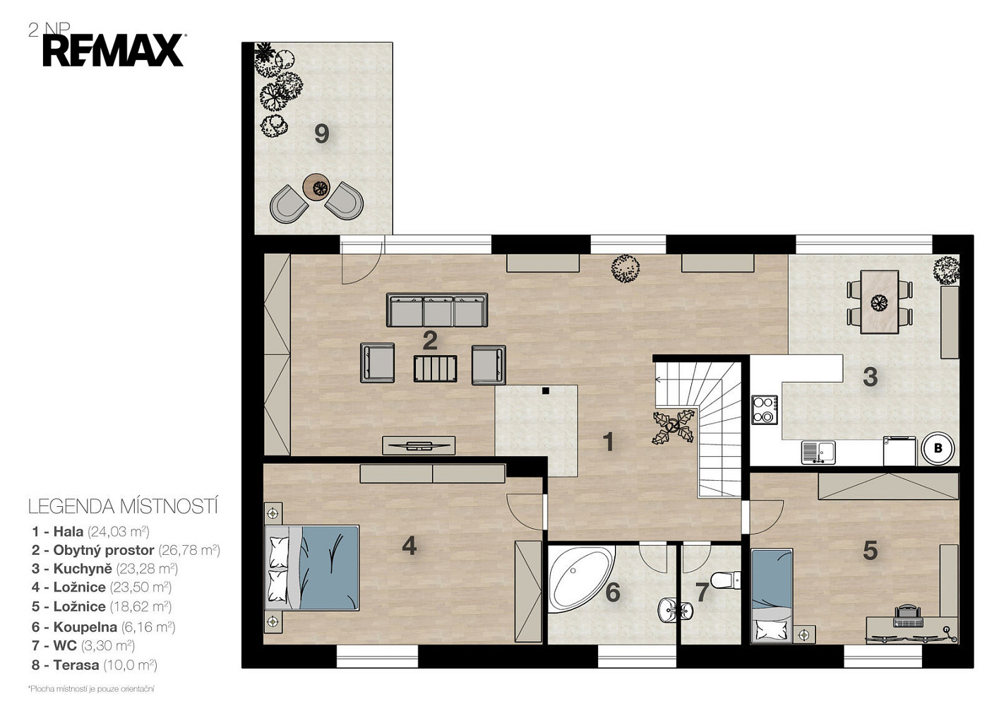 Pronájem bytu 3+kk 126 m² – fotografie 3