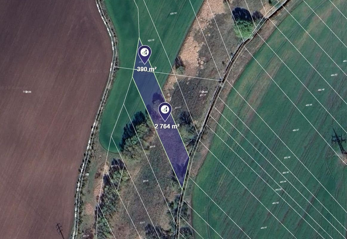 Prodej pole 6 443 m² – fotografie 2