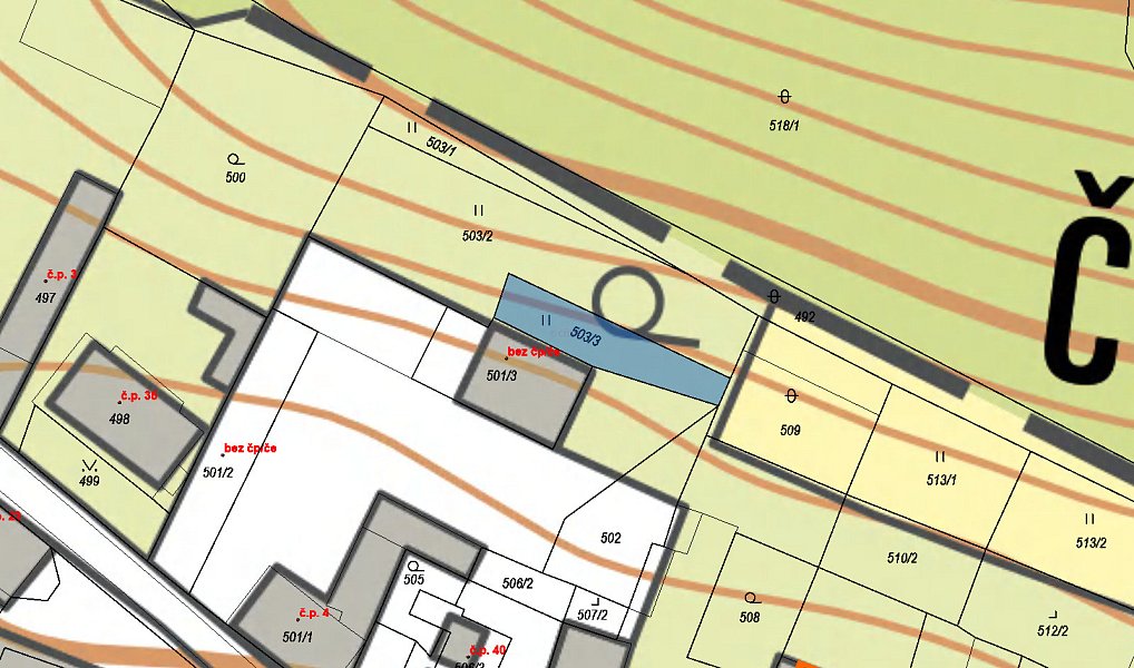 Prodej pozemku 256 m², Libědice – náhled fotky 3