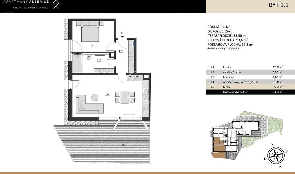 Prodej bytu 2+kk 58 m², Horní Maršov – náhled fotky 32