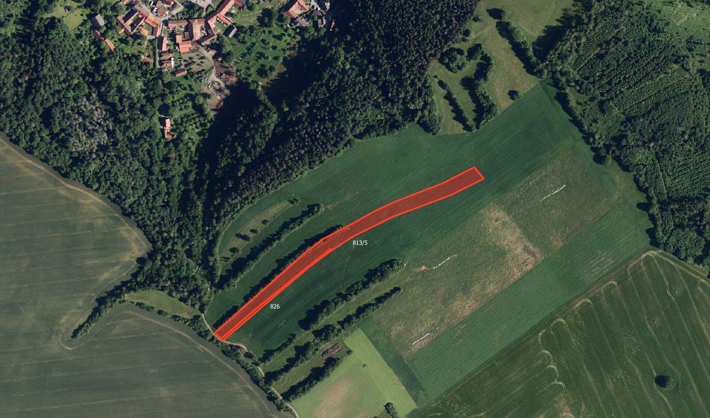 Prodej pole 12 959 m², Blansko – fotka 1 z 6