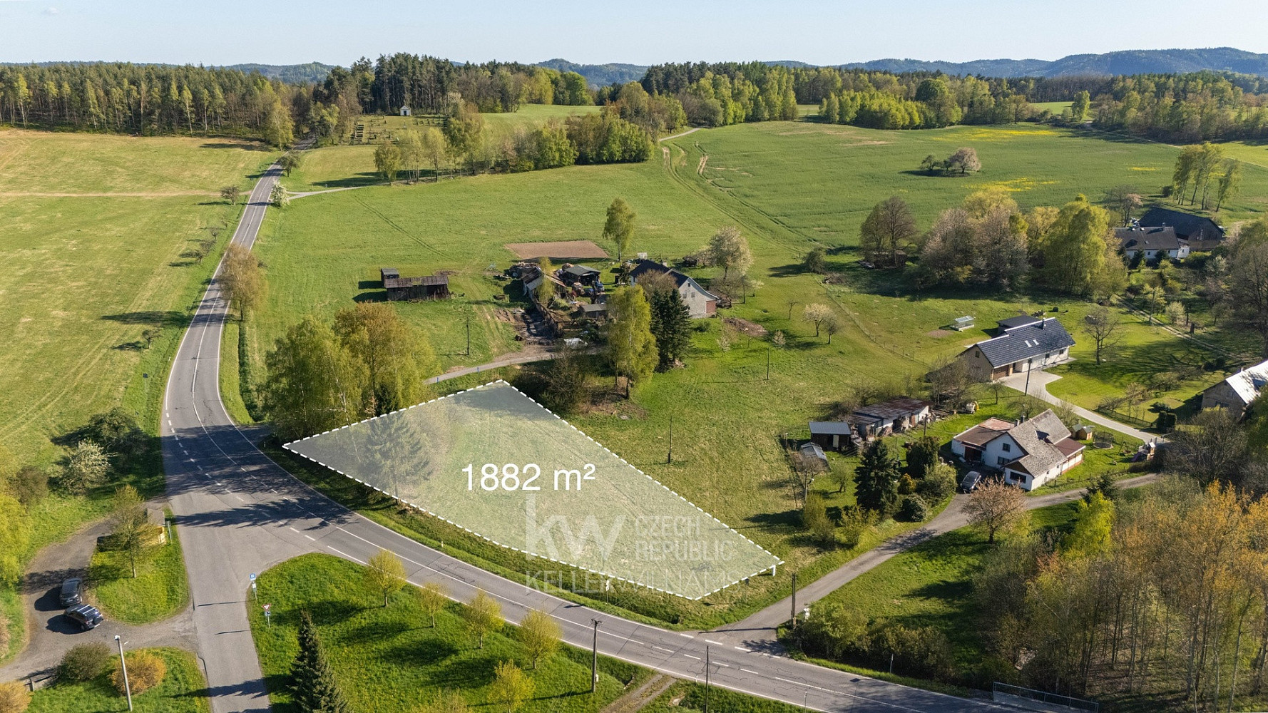 Prodej stavebního pozemku 1 882 m²