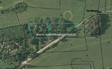 Prodej pozemku 4 053 m², Neurazy, okres Plzeň-Jih