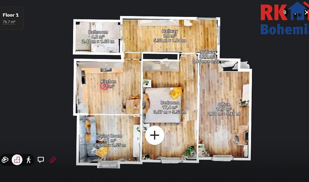 Prodej bytu 3+kk 69 m², Praha – náhled fotky 6