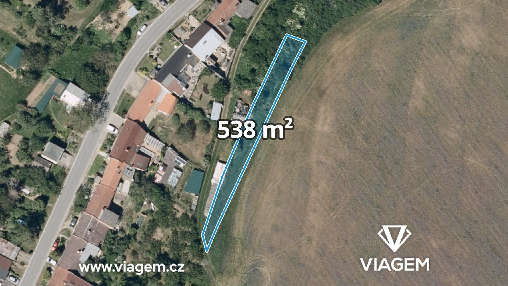 Prodej zahrady 538 m²