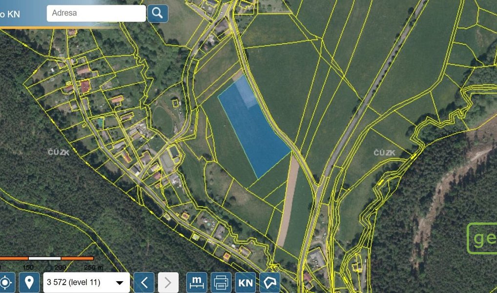 Prodej stavebního pozemku 2 072 m², Úhlejov – náhled fotky 6