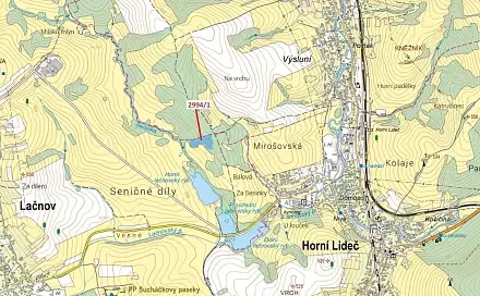 Dražba lesa 15 135 m², Lidečko