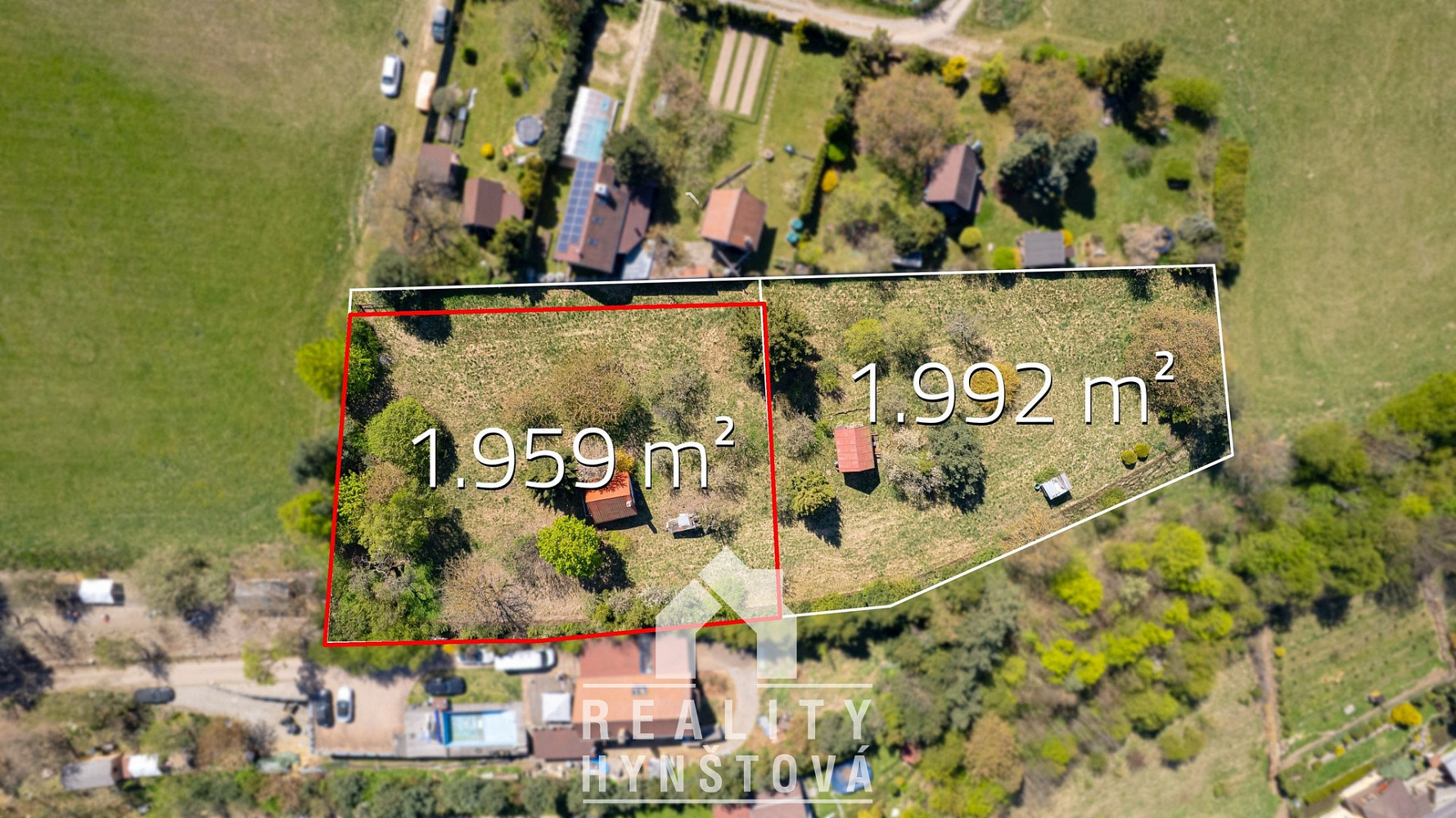Prodej zahrady 1 959 m²