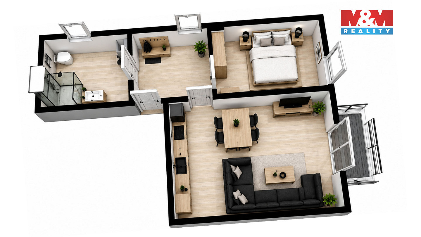 Prodej bytu 2+kk 50 m² – fotografie 5