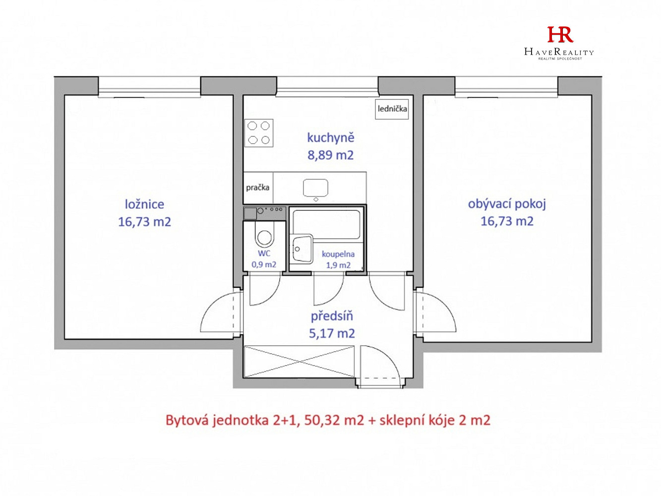 Prodej bytu 2+1 52 m² – fotografie 5