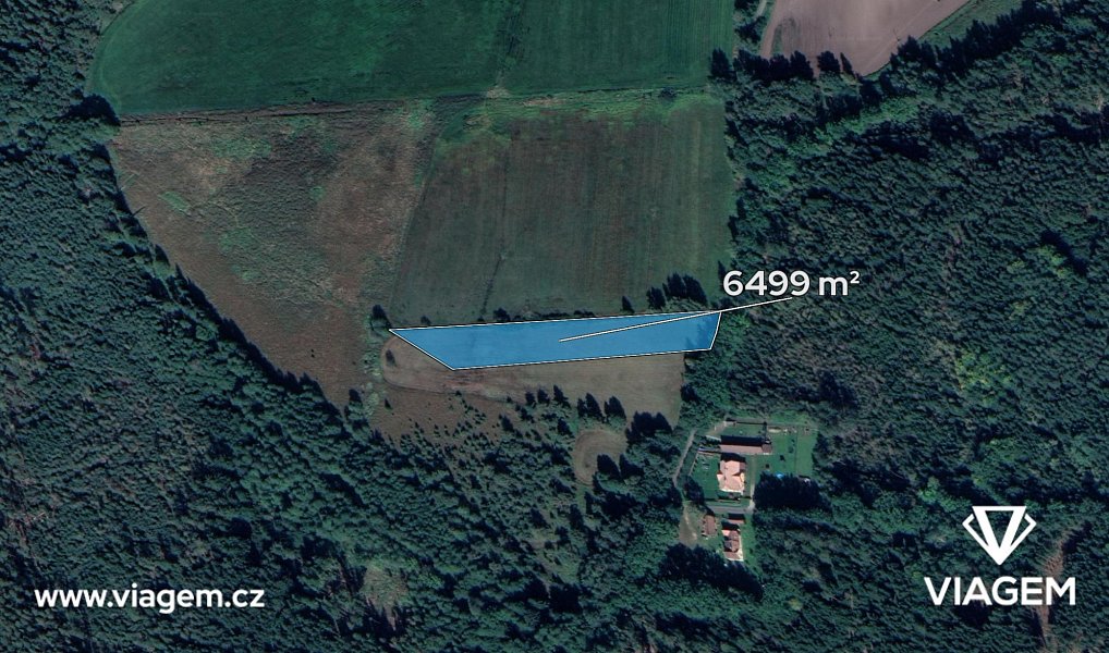 Prodej pole 1 444 m², Val – náhled fotky 2