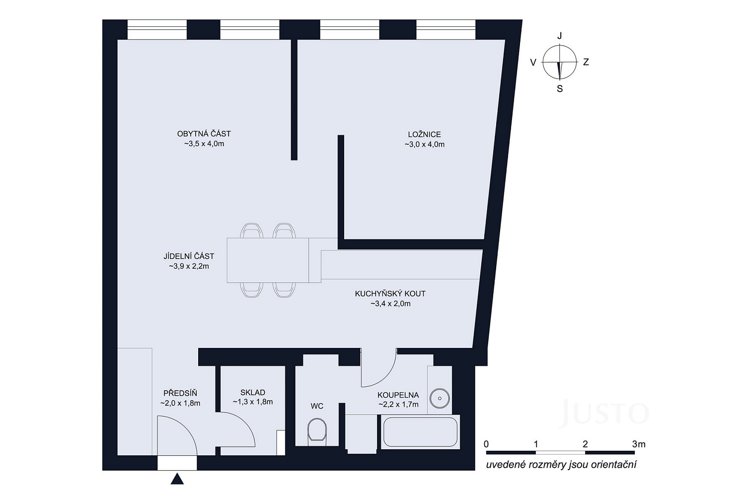 Prodej bytu 2+kk 56 m² — photo 3