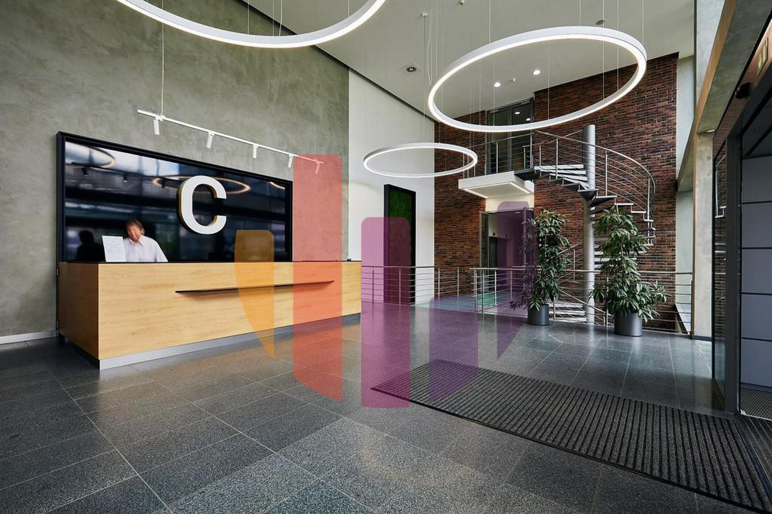 Kancelářské prostory, 500,00 m², Radlická, AFI Avenir Business Park A B C D – pohled 2