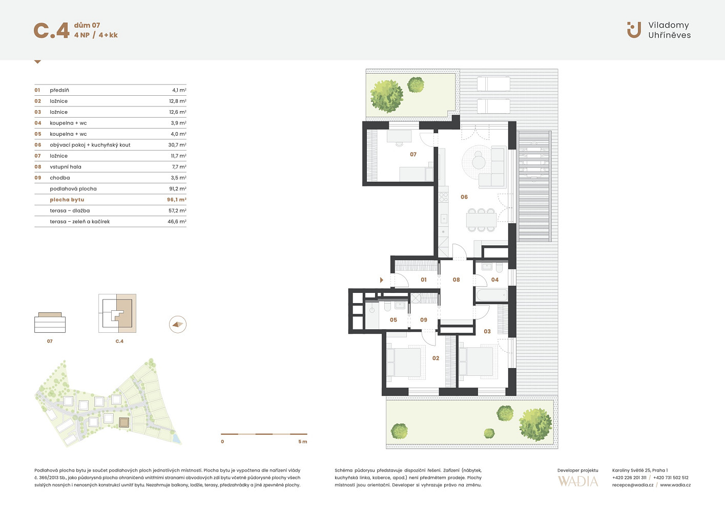 Prodej bytu 4+kk 96 m²