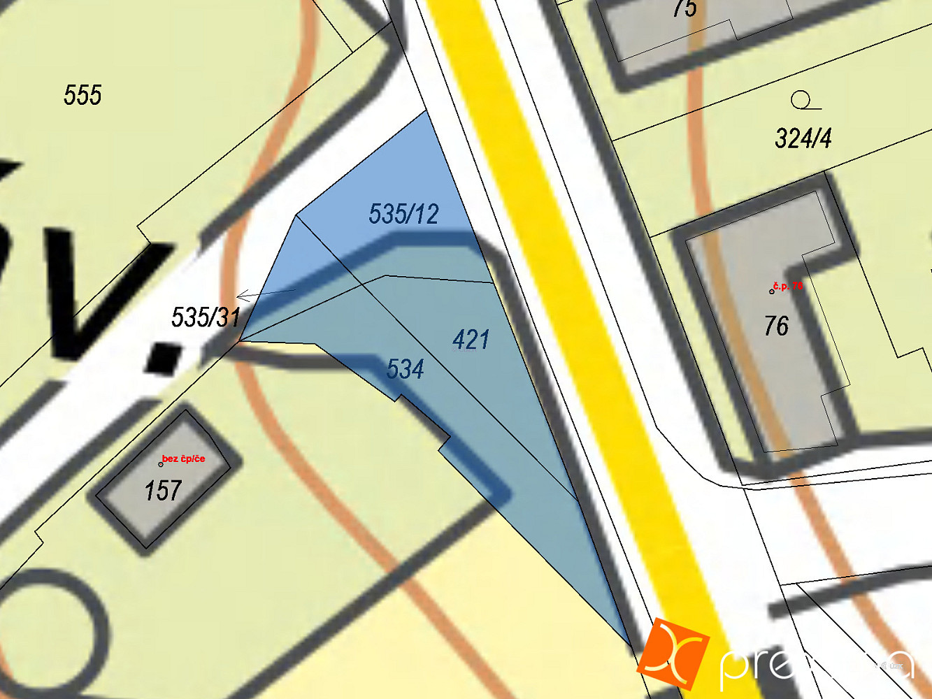 Prodej pozemku 223 m² – fotografie 3