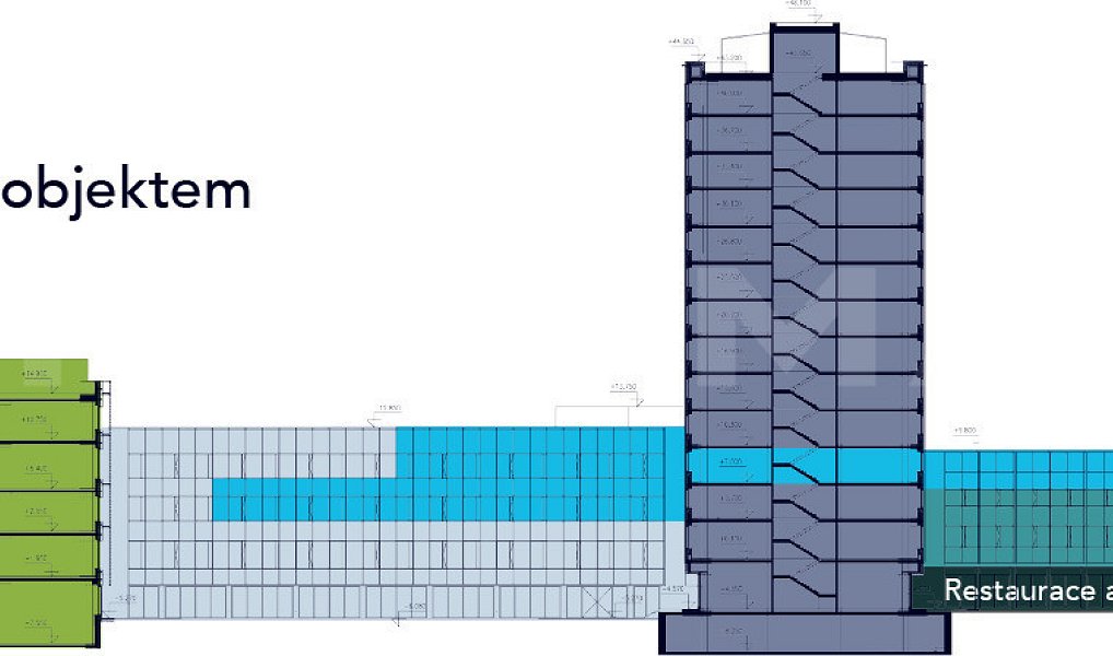 Pronájem kanceláře 250 m², Praha – náhled fotky 3