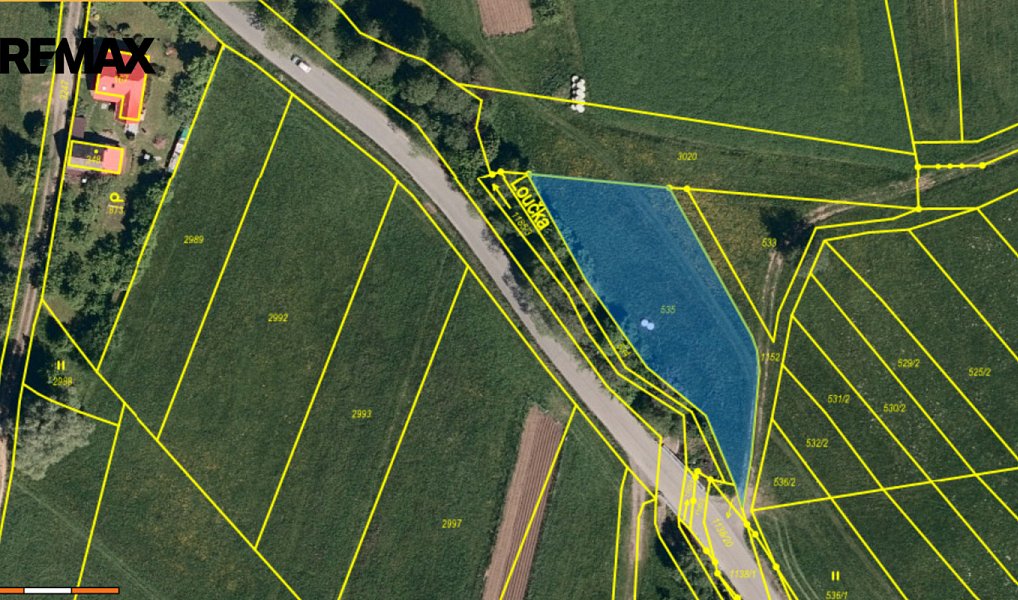 Prodej pole 7 286 m², Podolí – náhled fotky 5