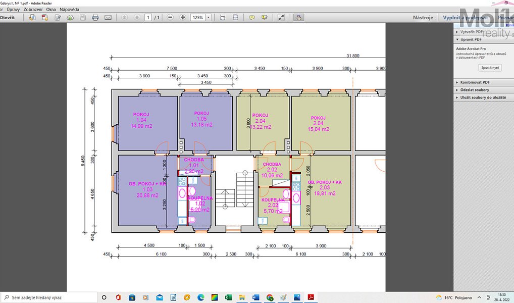 Pronájem bytu 3+kk 63 m², Most – náhled fotky 14