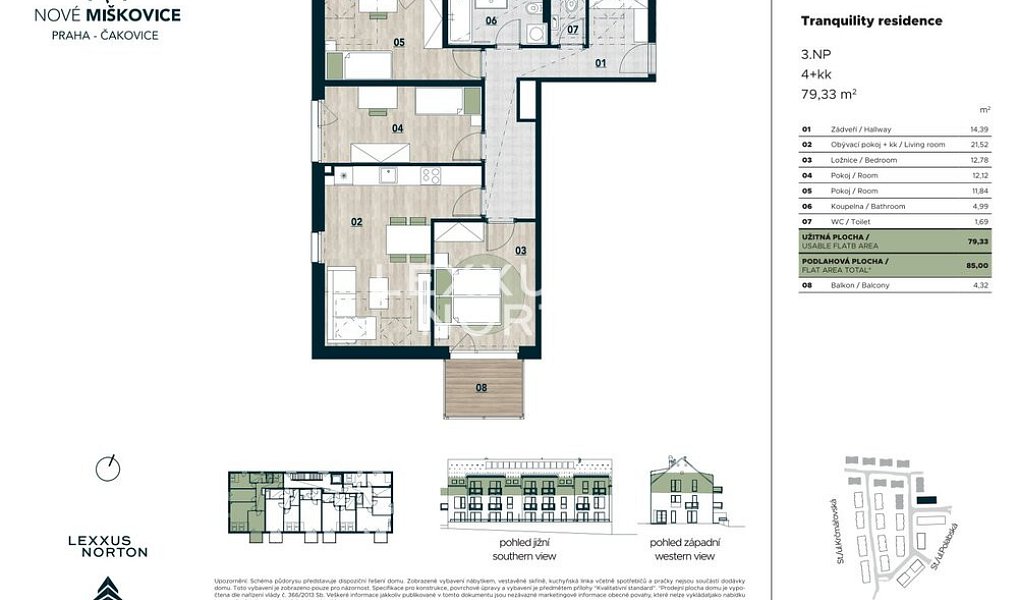 Prodej bytu 4+kk 79 m², Praha – náhled fotky 6