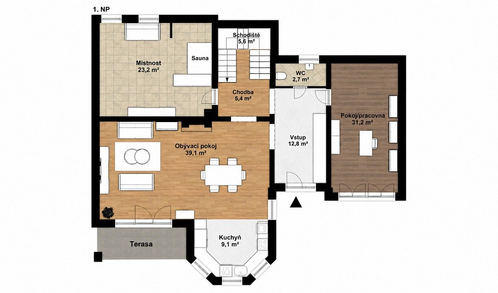 Prodej domu 323 m² s pozemkem 1 018 m², Kly – náhled fotky 11