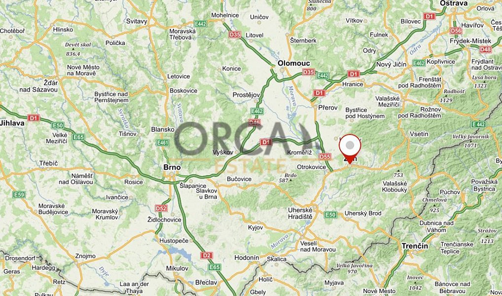 Prodej pole 3 758 m², Zlín – náhled fotky 4