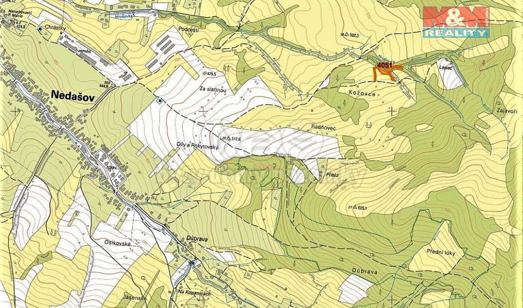 Prodej louky 962 m², Nedašov – náhled fotky 2