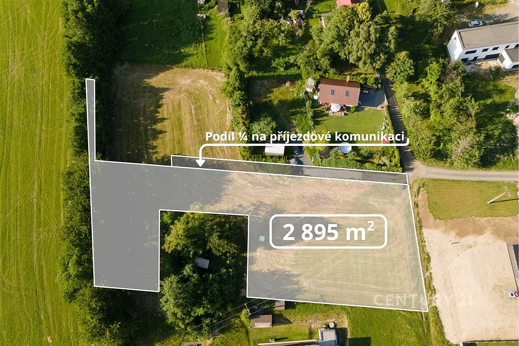 Prodej stavebního pozemku 2 895 m² — photo 2