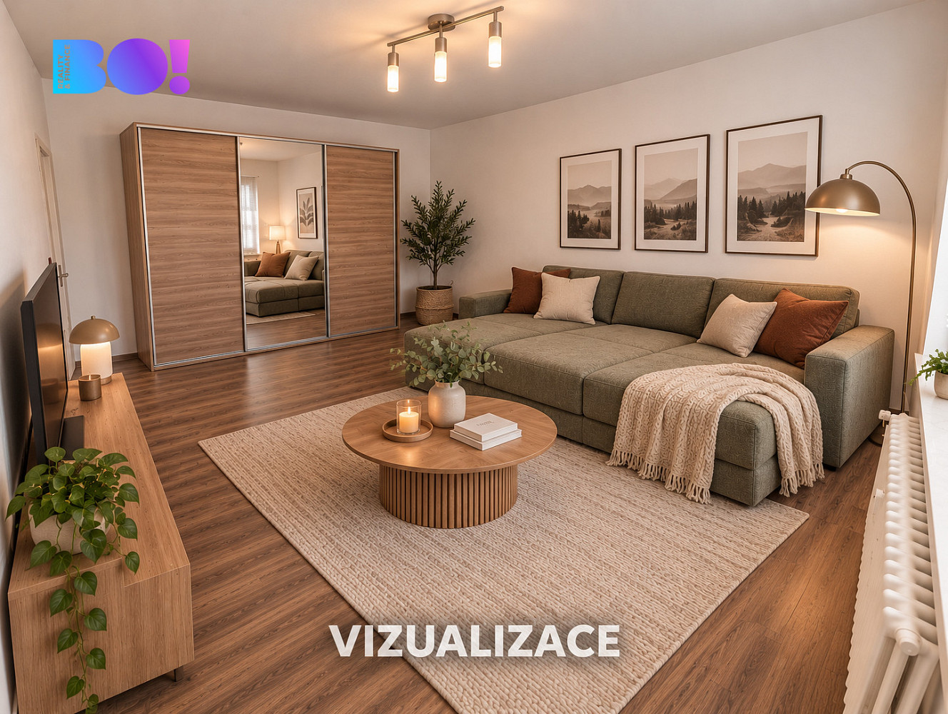 Pronájem bytu 1+1 45 m² – fotografie 2