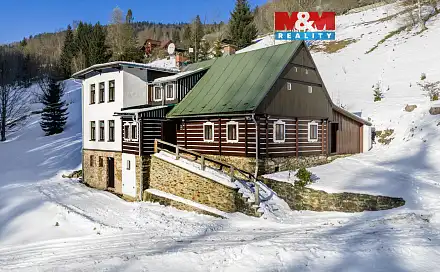 Prodej domu 240 m² s pozemkem 26 106 m², Paseky nad Jizerou, okres Semily