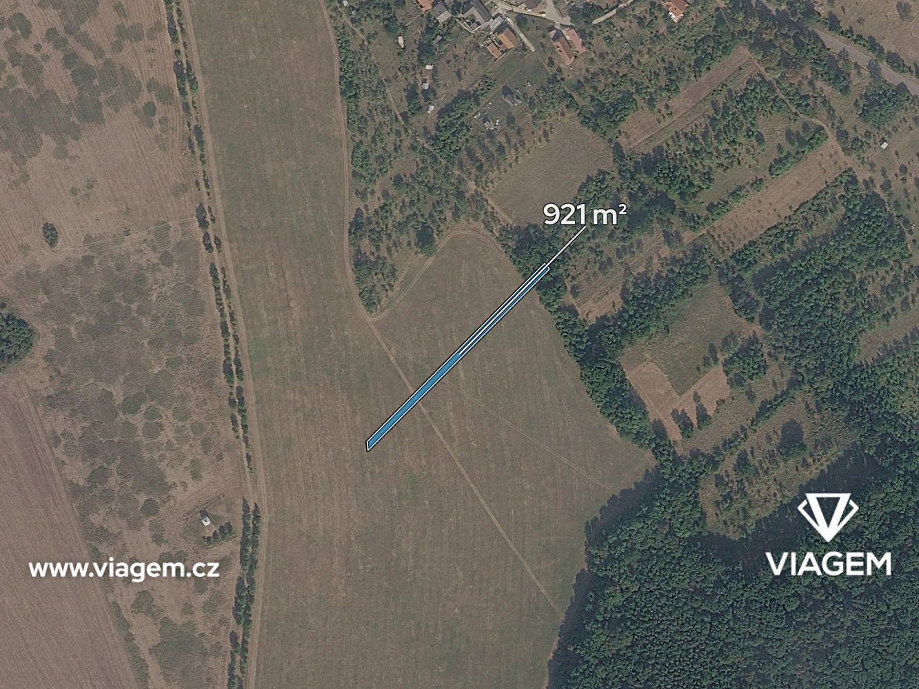 Prodej pole 921 m² – fotografie 2