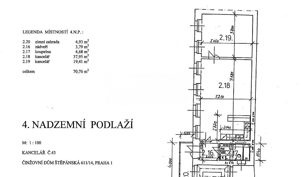 Pronájem bytu 2+kk 65 m², Praha – náhled fotky 16