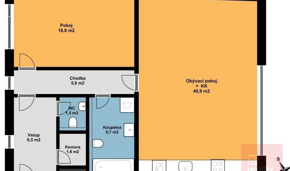 Prodej bytu 2+kk 79 m², Praha – náhled fotky 3
