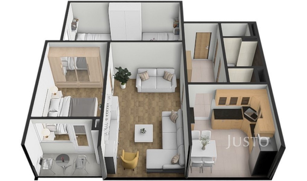 Prodej bytu 3+1 68 m², Písek – náhled fotky 46