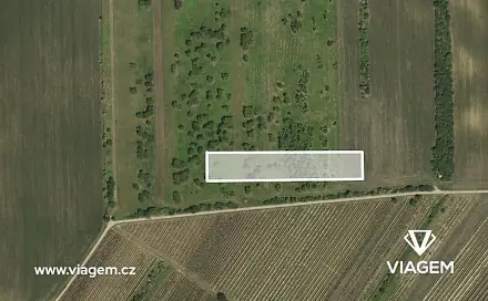 Prodej pole 912 m², Hrušky, okres Břeclav