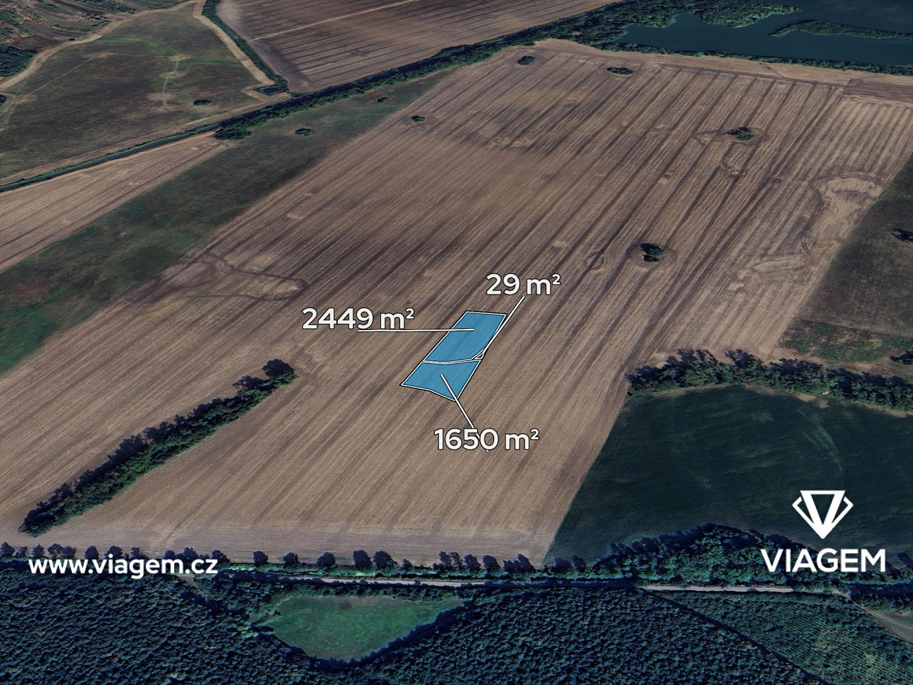 Prodej pole 1 032 m²