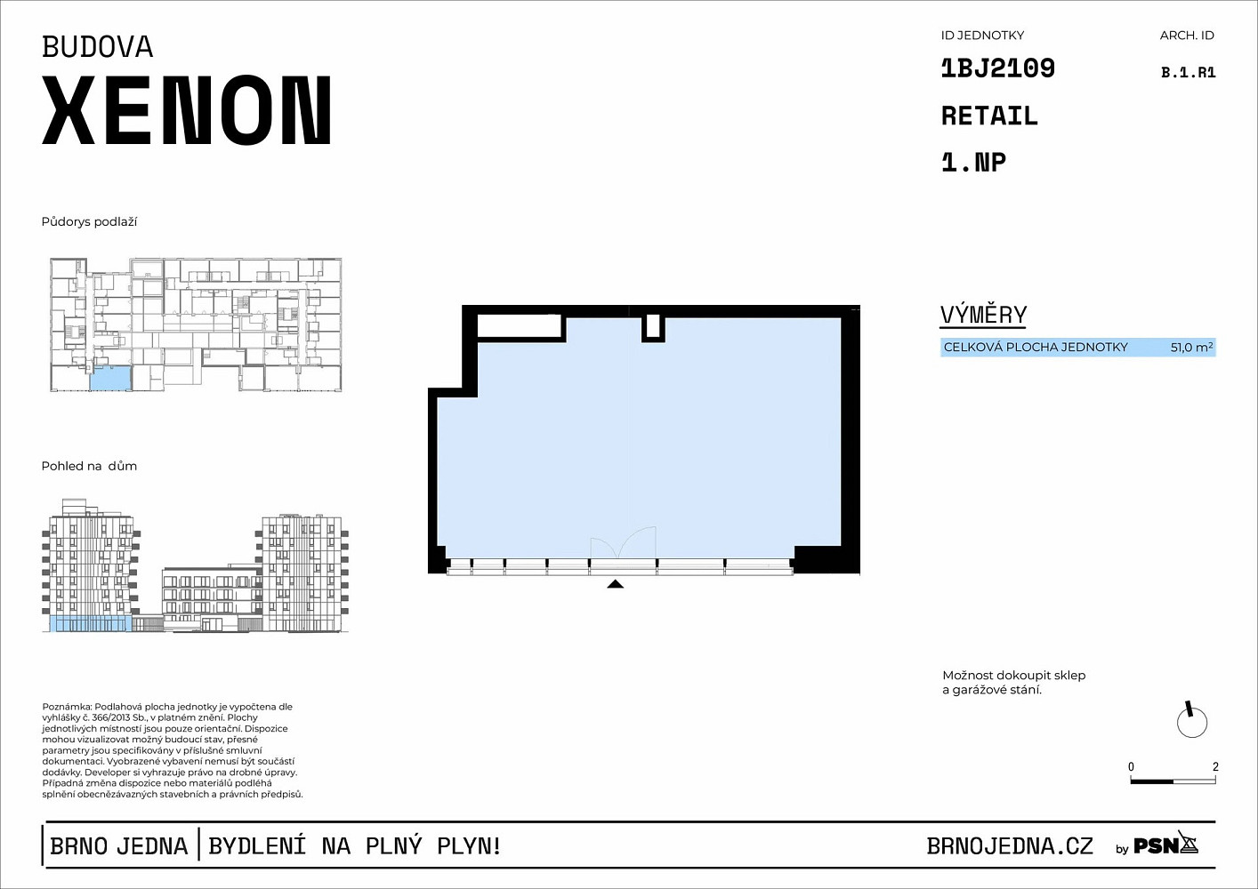 Prodej obchodních prostor 51 m² — photo 2
