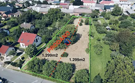 Prodej stavebního pozemku 1 299 m², Doloplazy, okres Olomouc